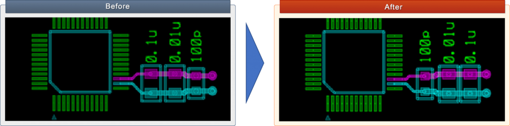 パスコンの並び順